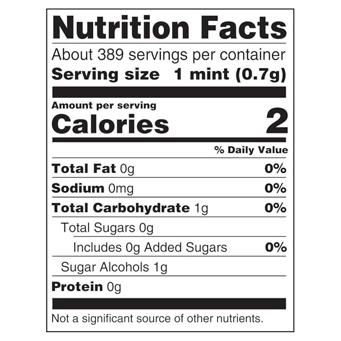 ALTOIDS Arctic Peppermint Breath Mints - Altoids Hard Candy Bulk, Sugar Free Mints 1.2 oz Tin, Pack of 8