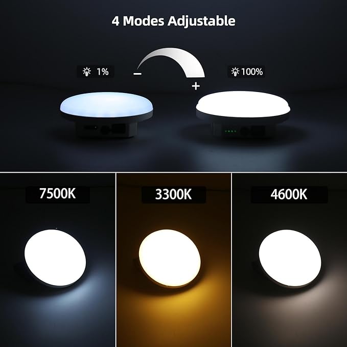 Camping Tent Light LED Rechargeable Portable Hanging Lantern with Remote,IPX5 Waterproof Outdoor Lights with Battery Power, Camp Lamp Light for Glamping Indoor Outages Car Repair