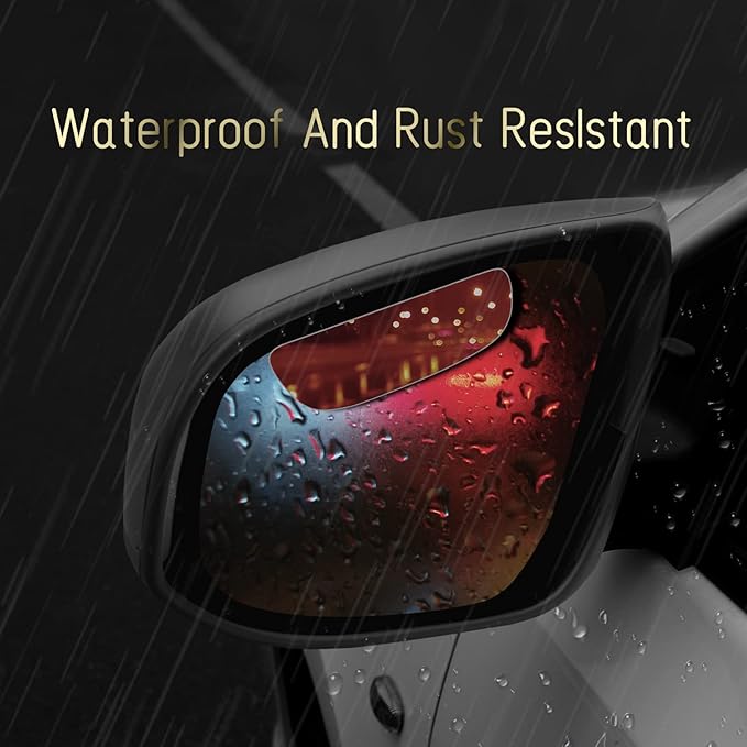 2 pcs Blind Spot Mirrors, HD Glass Convex 360° Wide Angle Side Rear View Mirror with ABS Housing for Cars SUV and Trucks