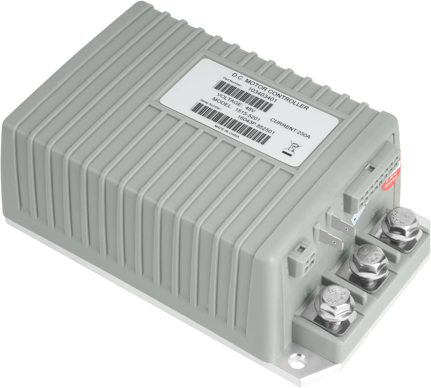 48V 250A Club Car DC Motor Controller, Golf Cart DC Motor Controller Speed Controller Suitable for Club Car Precedent/DS Golf Carts