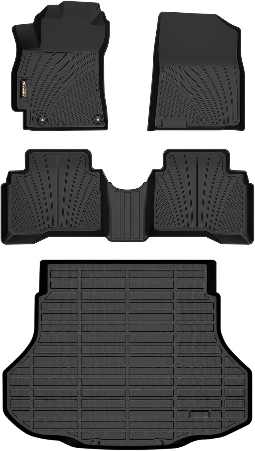 Binmotor-Floor Mats & Cargo Liner for Hyundai Elantra Hybrid 2025 2024 2023 2022 2021, All Weather Car Floor Mat for Elantra Accessories(Only Hybrid)