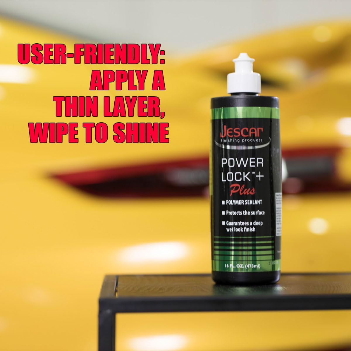 Jescar Power Lock Plus Polymer Sealant - 32oz - Durable High-Gloss Paint Sealant for Long-Lasting Protection – Easy Application, Safe for All Paint Types, Easy to Apply, Hand or Machine Application