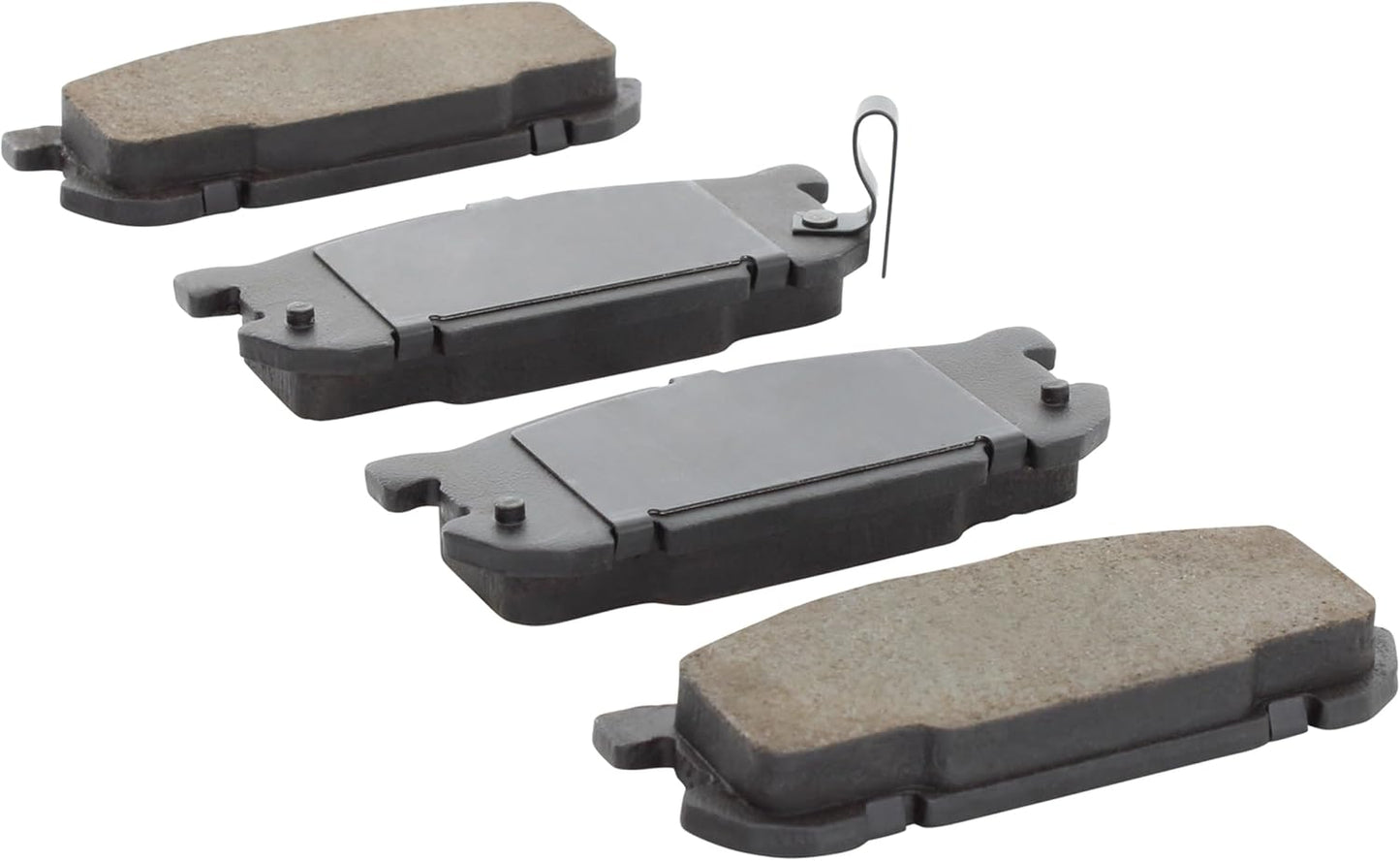 Premium Semi-Metallic Rear Brake Pads (1001-0891M) Compatible with Mazda Miata 2002-2005