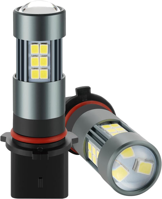PSX26W 12278 LED Bulbs, Super Bright 12278C1 H28W PWY26W Fog Light 6500K Cool White, Pack of 2