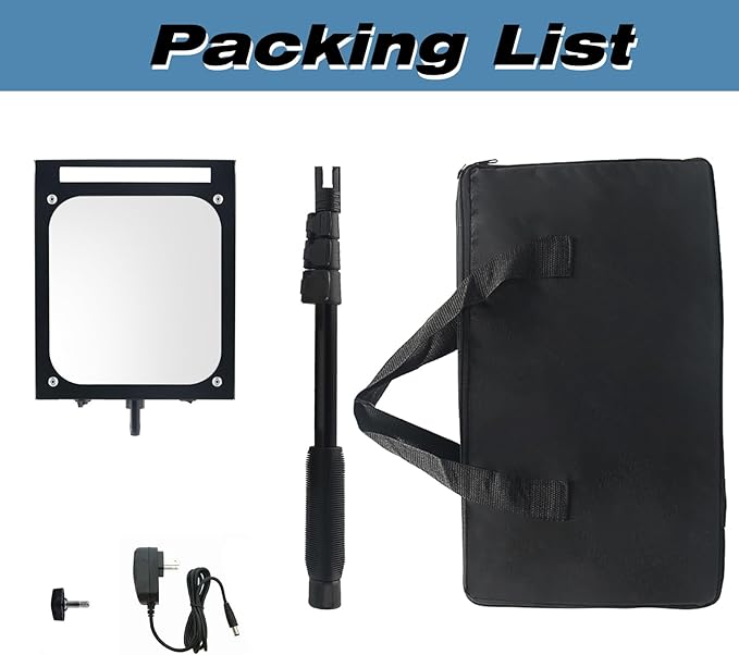 Under Vehicle Inspection Mirror with LED Light Adjustable Length,Rechargeable Inspection Mirror for Entry Security,Parking Lot Security,auto Maintenance,Equipment Inspection