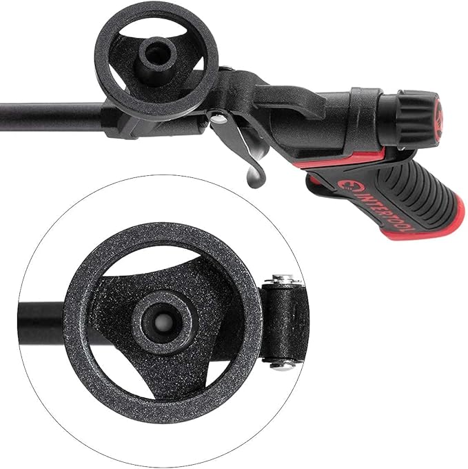 INTERTOOL Expanding Spray Foam Gun - PU Sealant Foam Applicator for Caulking, Insulation Dispensing, Filling Gaps and Cracks - Fully PTFE Non-Stick Teflon Coated for Easy Cleaning - PT-0610