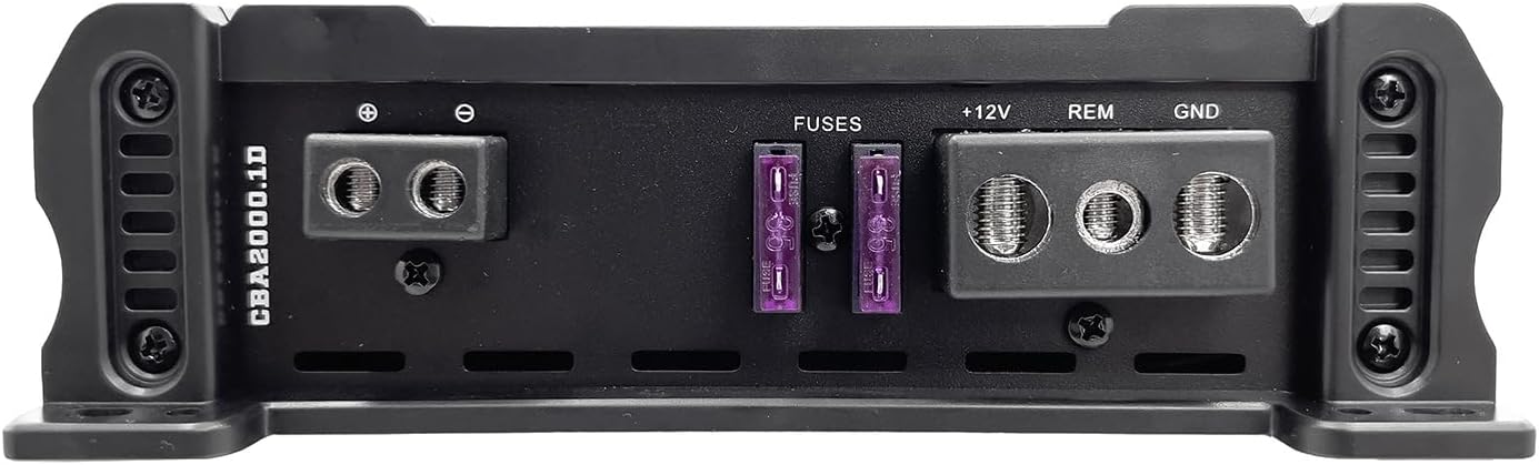 Orion Cobalt CBA2000.1D Monoblock 1-Channel Class D Amplifier for Car Subwoofer, 2000W, 2/4 Ohm Stable, Adjustable Low Pass & Subsonic Filter with Bass Boost, MOSFET Power Supply, Bass Knob Included