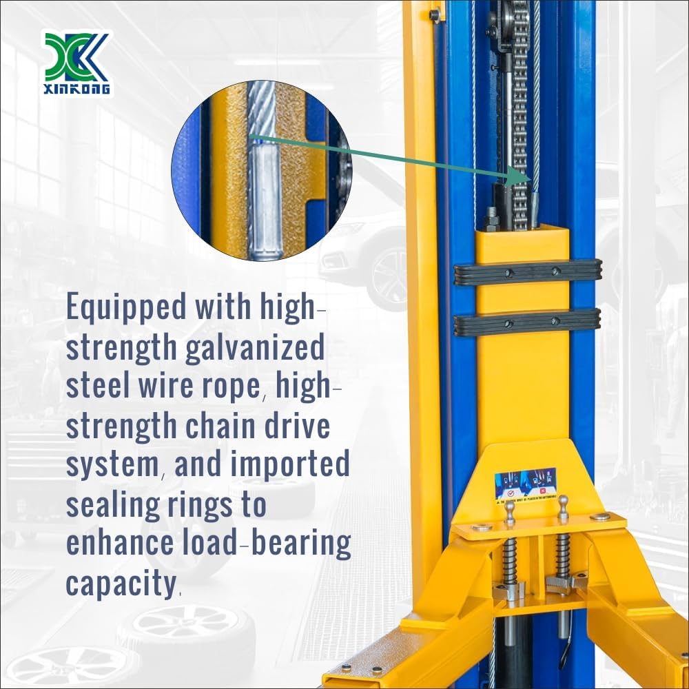 XK-L1150 Auto Lift Car Lift Capacity 11500 Lbs Overhead Truck Hoist with 36 Months Parts Replacement