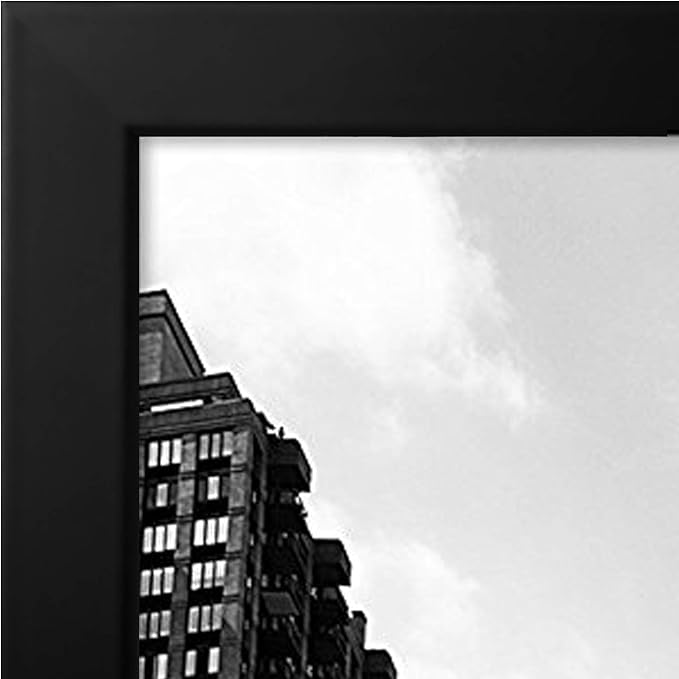 Americanflat 11x17 Picture Frame in Black - Legal Sized Paper Display - Composite Wood with Shatter Resistant Glass - Horizontal and Vertical Formats for Wall (2-Pack)