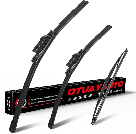 OTUAYAUTO Windshield Wiper Blades - Replacement for Subaru Outback 2020-2024, Front and Rear Wiper Blade, Top Lock - 26"+18"+16" (Pack of 3)