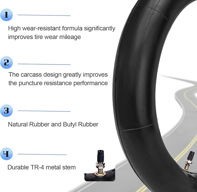 90/100-14" 3.00-14 inch Rear Inner Tube for 125cc 140cc Pit Pro Trail Foot Dirt Bike 2 Pack by Gator Parts