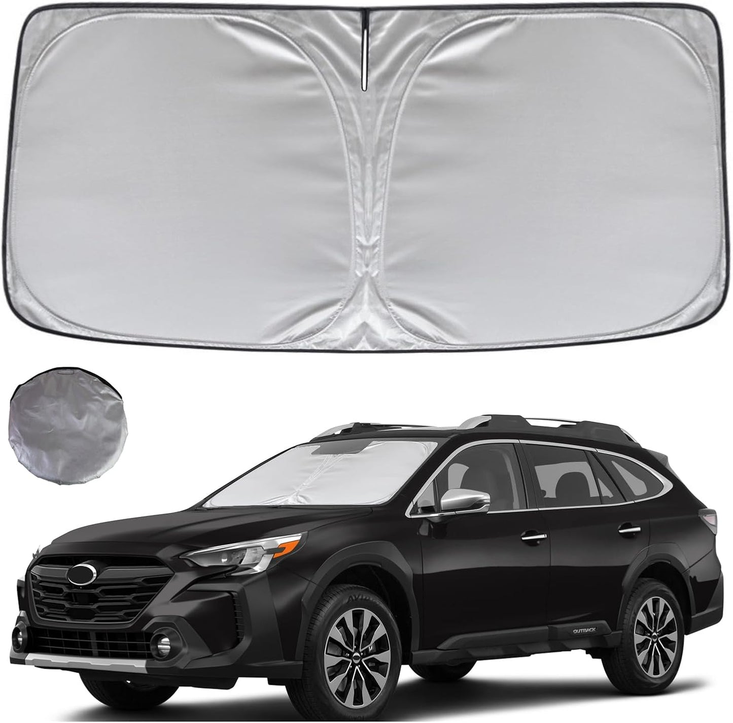 KAYZT Windshield Sun Shade for 2020-2025 Subaru Outback Foldable Sunshade Front Window Custom Fit Car Accessories