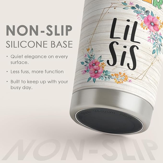 SANDJEST Sister Gifts 20oz Stainless Steel Insulated Travel Mug, Gifts for Women, Girls, Birthday, Christmas