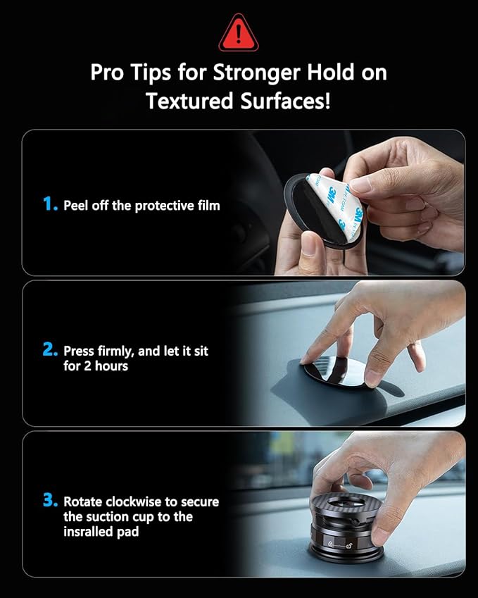 Vacuum Magnetic Car Phone Holder for Mag-Safe [89+LBS Suction & 3200gf Magnetic] 360° Adjustable Ultra Suction Cup Phone Holders for Your Car, Car Mount for iPhone 17 Pro Max 16 15 14 13 12 Air Plus