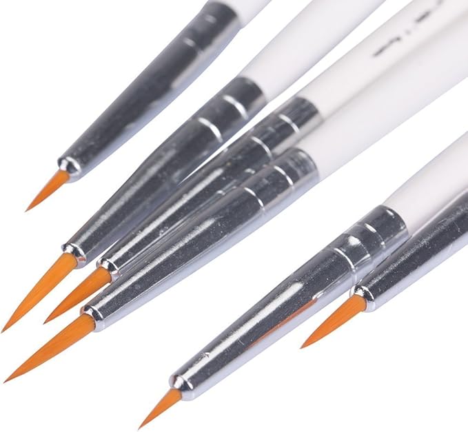 MEEDEN Detail Paint Brush Set - 12 Miniature Art Brushes for Fine Detailing & Art Painting - Acrylic, Watercolor, Oil - Miniatures, Models, Airplane Kits, Nail (2 Pack)