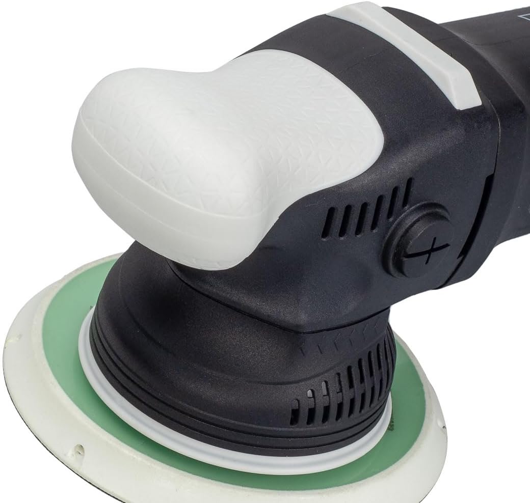 Maxshine Pro DA Polisher M21 Pro | 21mm Throw, 6" Backing Plate, 1000W, Black | Variable Speed, Ergonomic Grip, Low Vibration | Auto Detailing Buffer for Paint Correction