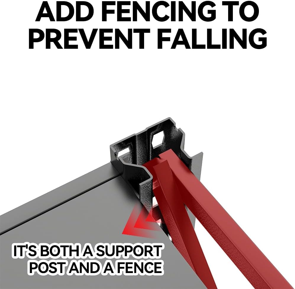 Heavy Duty 5-Tier Metal Shelving Unit with Adjustable Heights - 67" W x 63" H x 19.6" D, 4500 lbs Load Capacity - Industrial Garage Storage Solution for Workshop, Basement, and Home Organization