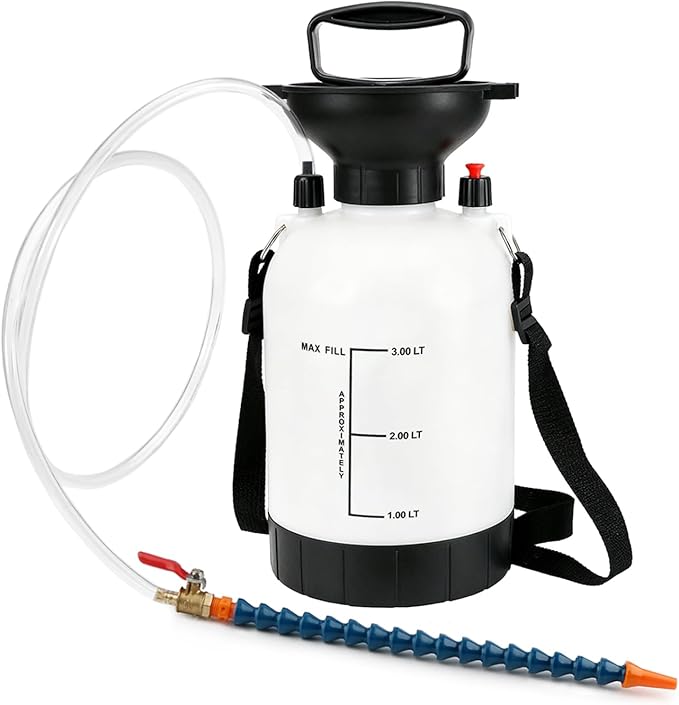 3L Transmission Fluid Pump Kit, Car Transmission Fluid Hand Pump, Transmission Oil Pump, for Automotive Trucks Marine Engines Manual Oil Fill Tool, Teflon Tape & Gloves