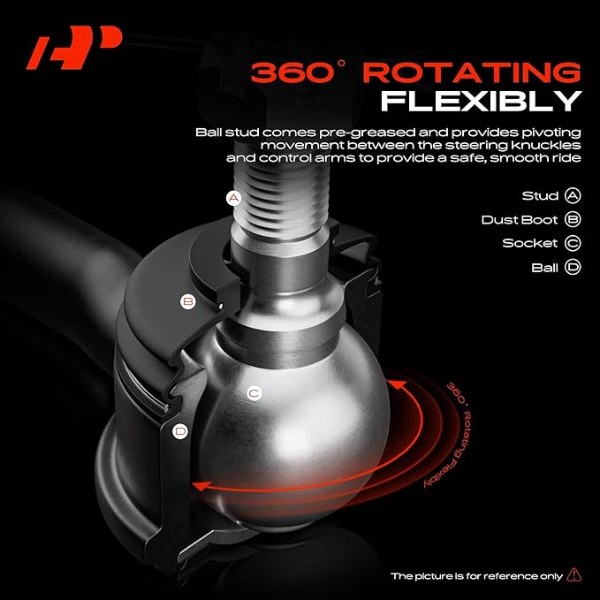 A-Premium Power Steering Rack and Pinion & Outer Tie Rod End & Power Steering Hose Pressure Line Return Line Kit Compatible with Chevrolet Silverado 1500 & GMC Sierra 1500, 1999 2000, RWD Only