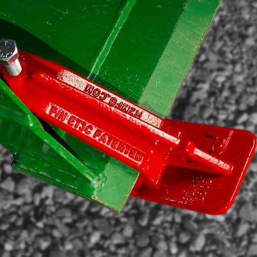 Edge Tamer® 2 PC 4" Wide. The Original, Patented, Made in USA Bucket Protector for Clearing Snow, Mulch, Leaves. Protects Driveways and Turf. Highest Quality Construction. for Buckets 60" and Smaller