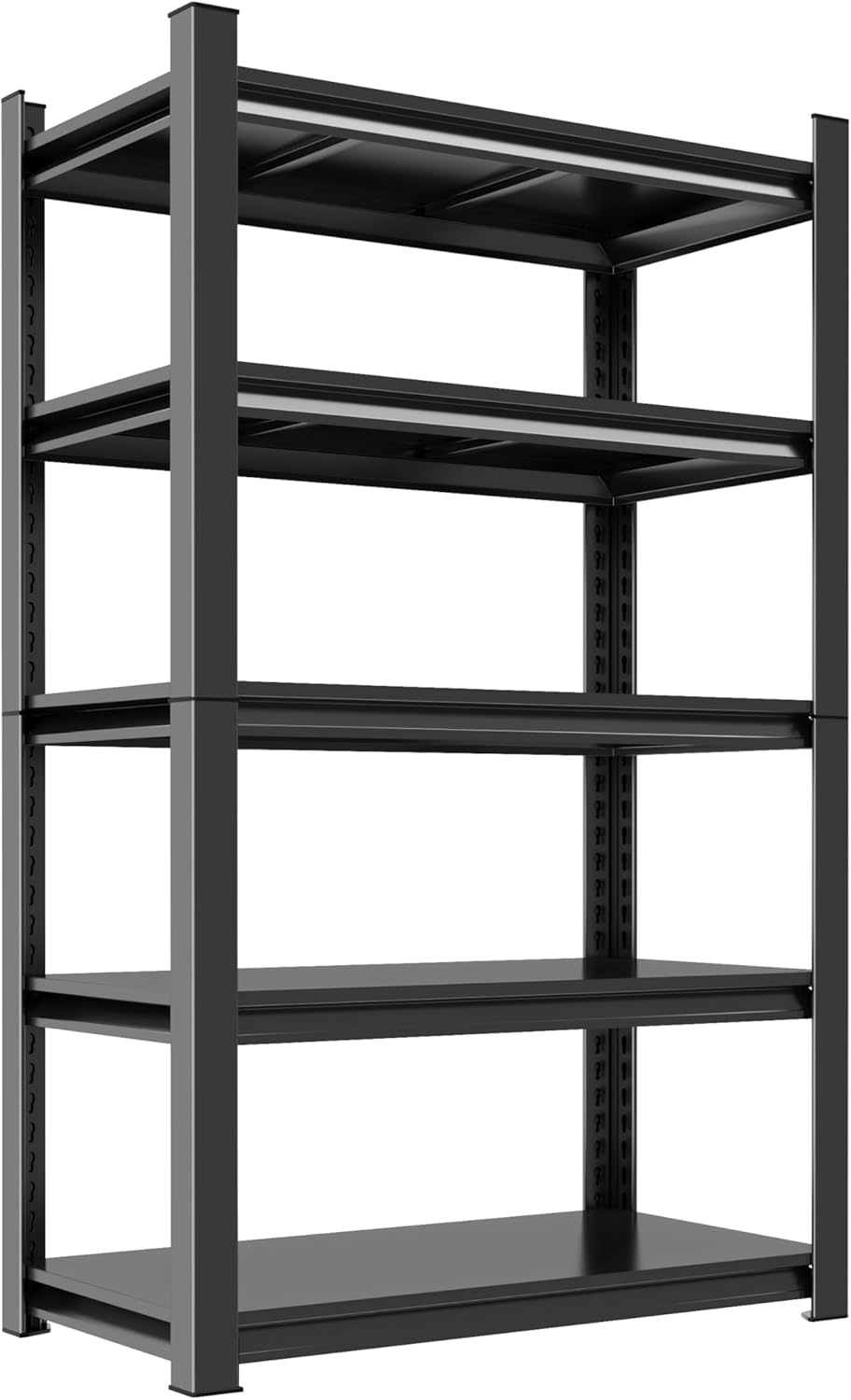 Metal Garage Shelving Unit, Heavy Duty 5-Tier Adjustable Storage Rack, Steel Shelving,2000 lbs Capacity, Industrial Shelves for Heavy Tools and Equipment (5-Tier 63" H x 36" W x 16" D)