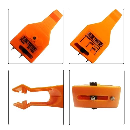 DC 24V Automotive Multifunctional Blade and Glass Tube Fuse Tester Puller ATO/ATC ATM Removal Tool Detect and Find The Burned in The Car Fuse Box