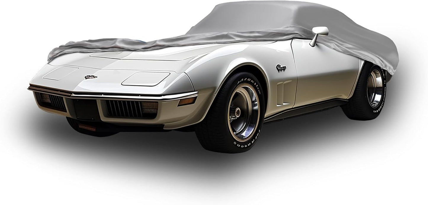 Car Covers Weatherproof Max Car Cover & Warranty Compatible with Chevrolet 1983-1989 Corvette – Outdoor Cover Theft Cable Lock Car Accessories Better Than Waterproof