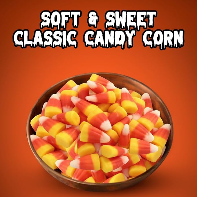 Yumzo Candy Corn Candies, 2lb Pack of Halloween Candies Bulk, Perfect for Trick or Treat, Halloween Party, Thanksgiving Dessert Buffets, Ideal Mini Candy Corn Everyday Snacking During the Fall Season