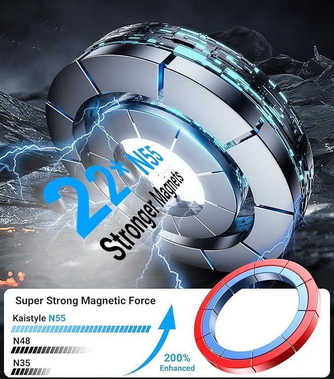 carmount for Magnetic Car Mount for MagSafe, Nano Gel Adhesive car Magnetic Phone Holder Dashboard Phone Holder, Powerful Suction Cup for iPhone 17 Pro Max 16 15 14 13 12