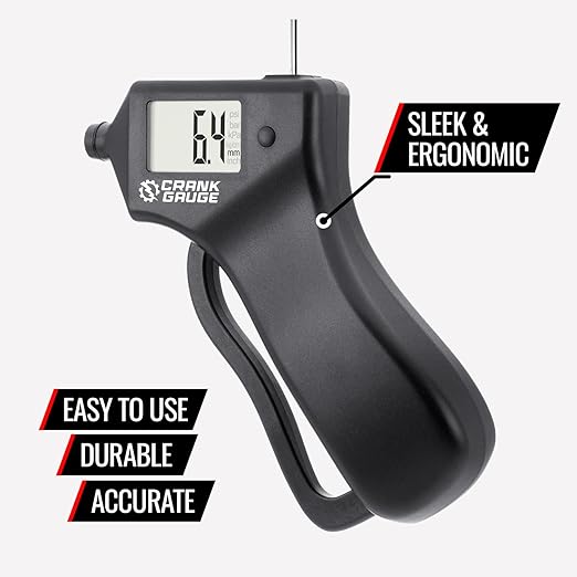 Battery-Free Tire Pressure Gauge (5-99 psi) and Tread Depth Meter (0-15mm) for Car, SUV and Motorcycle – Crank-Powered, Digital Display, Accurate and Eco-Friendly
