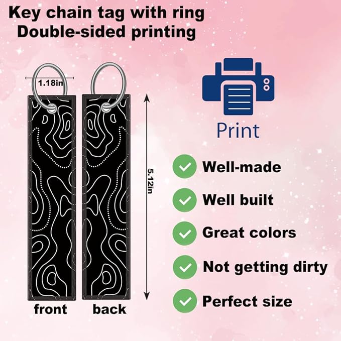 2pcs Topography Map License Plate Frame for Women Men, Discovery car Decorative tag Frames Girly, Topographic License Plate Cover Holder for Vehicle with Double Sided car Keychain tag