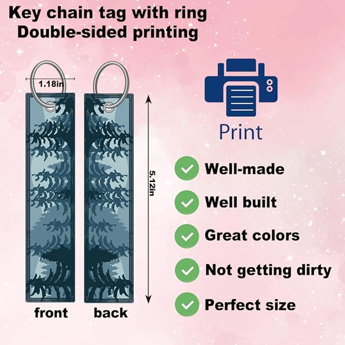 2pcs Mountain License Plate Frame for Women,Natural Pine Forest Mountain Horizon Landscape car Decorative tag Frames Girly,Blue Botanical License Plate Cover Holder for Vehicle with car Keychain tag