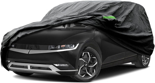 Proadsy 2025 Upgrade Car Cover Custom Fit for 2022-2025 Hyundai Ioniq 5, Waterproof All Weather for Automobiles, Full Exterior Cover Rain Snow Sun Protector Indoor Outdoor Car Cover