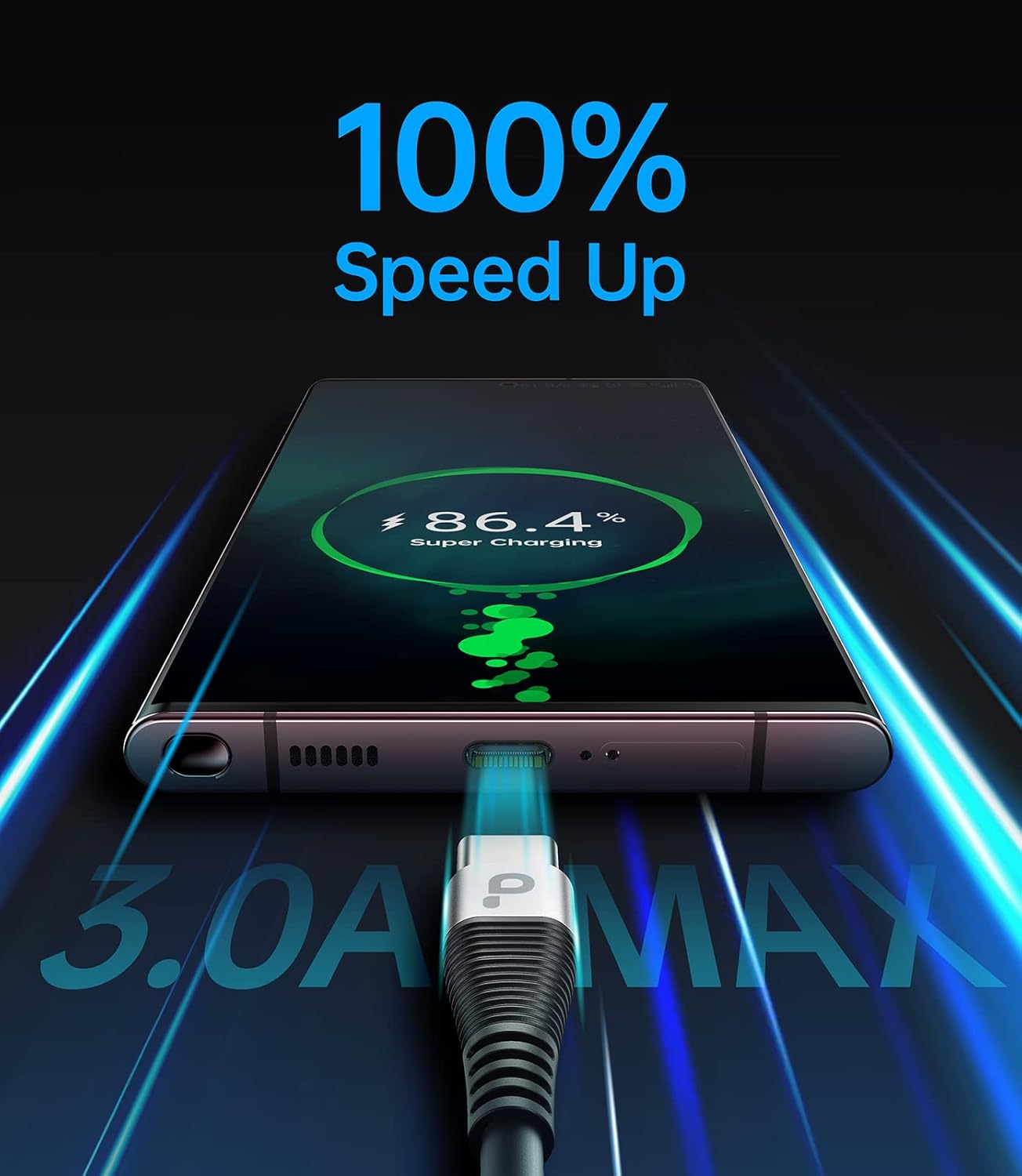 USB Type C Cable Fast Charging, 2Pack 5ft Coiled USB A to USB C Charge Cable for Car Android Auto Charging Cord Compatible with iPhone 16/15/Plus/Pro/Samsung Galaxy S20 S10 Plus and More USB C Devices