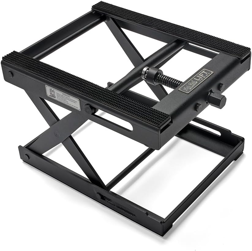 Let’s Roll Motorcycle Pro Garage Lift – 1100 LB Capacity Scissor, Motorcycle Stand – Replaceable Screw Action Hydraulic Jack, Heavy Duty Hydraulic Jack for Garage, Made in The USA