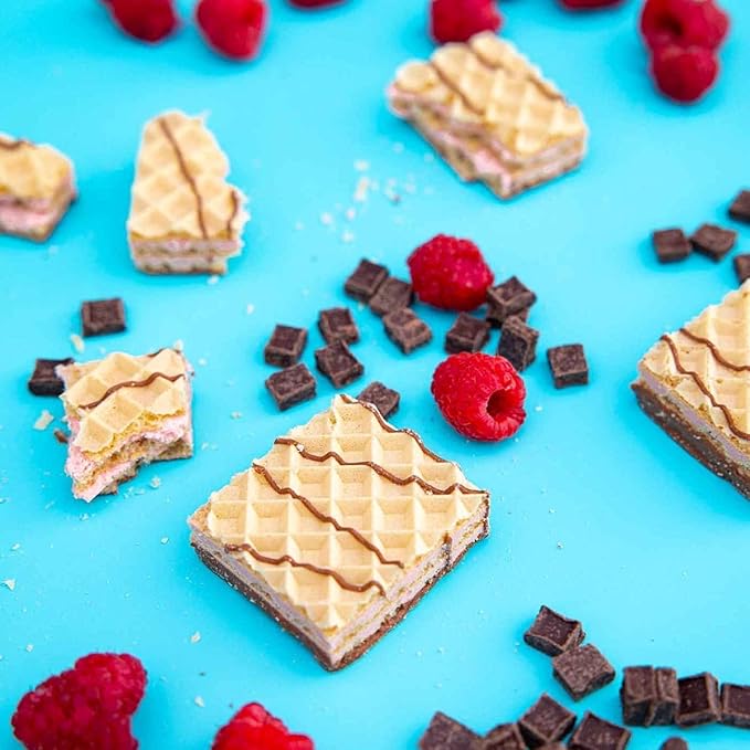 WonderSlim Protein Wafer Snack Bar, Raspberry, 200 Calories, 15g Protein, 0mg Cholesterol (5ct)