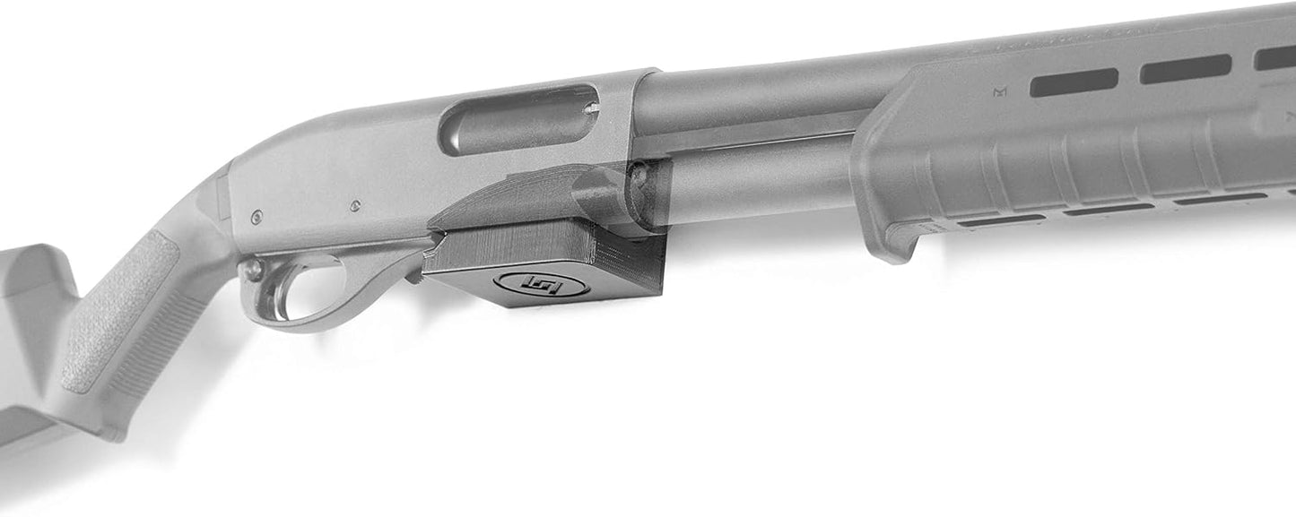 Spartan Mounts Compatible with Remington 870 | Wall Shotgun Display Storage Organization System | Unique Low Profile Design | Gun Safe Wall Garage | Gun Room Mounting Solution