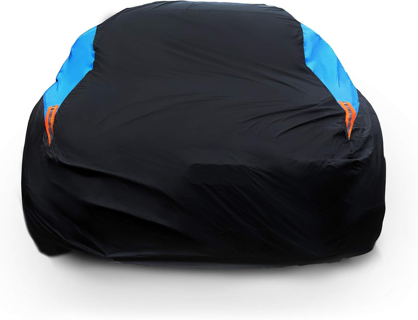 MORNYRAY Waterproof Car Cover All Weather Snowproof UV Protection Windproof Outdoor Full Coupe/Cabrio Car Cover, Universal Fit for Coupe/Cabrio (Fit Coupe/Cabrio Length 167-174 inch, Blue)
