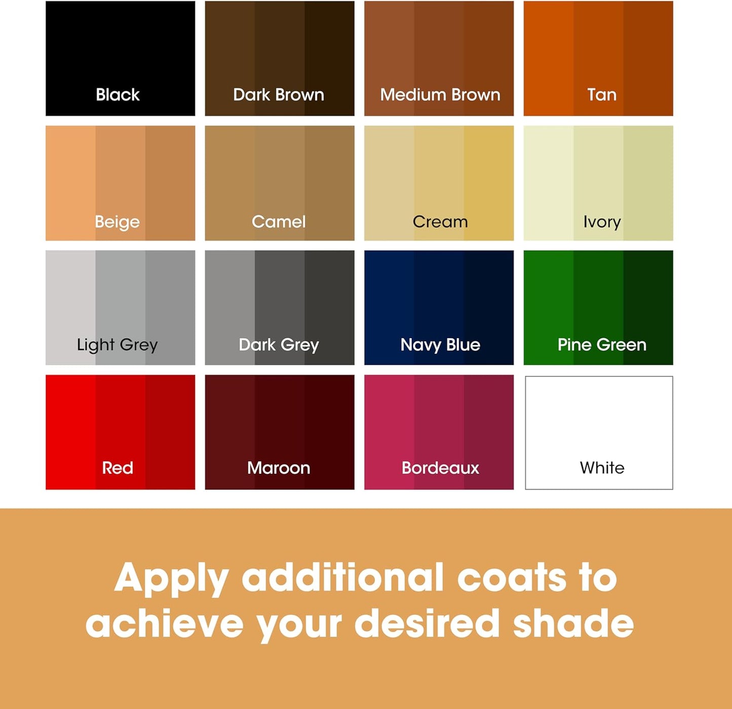 The Original Leather Recoloring Balm by Furniture Clinic - Beige Leather Dye for Furniture, Couches & Car Seats - Restore Scratched, Faded, & Damaged Surfaces