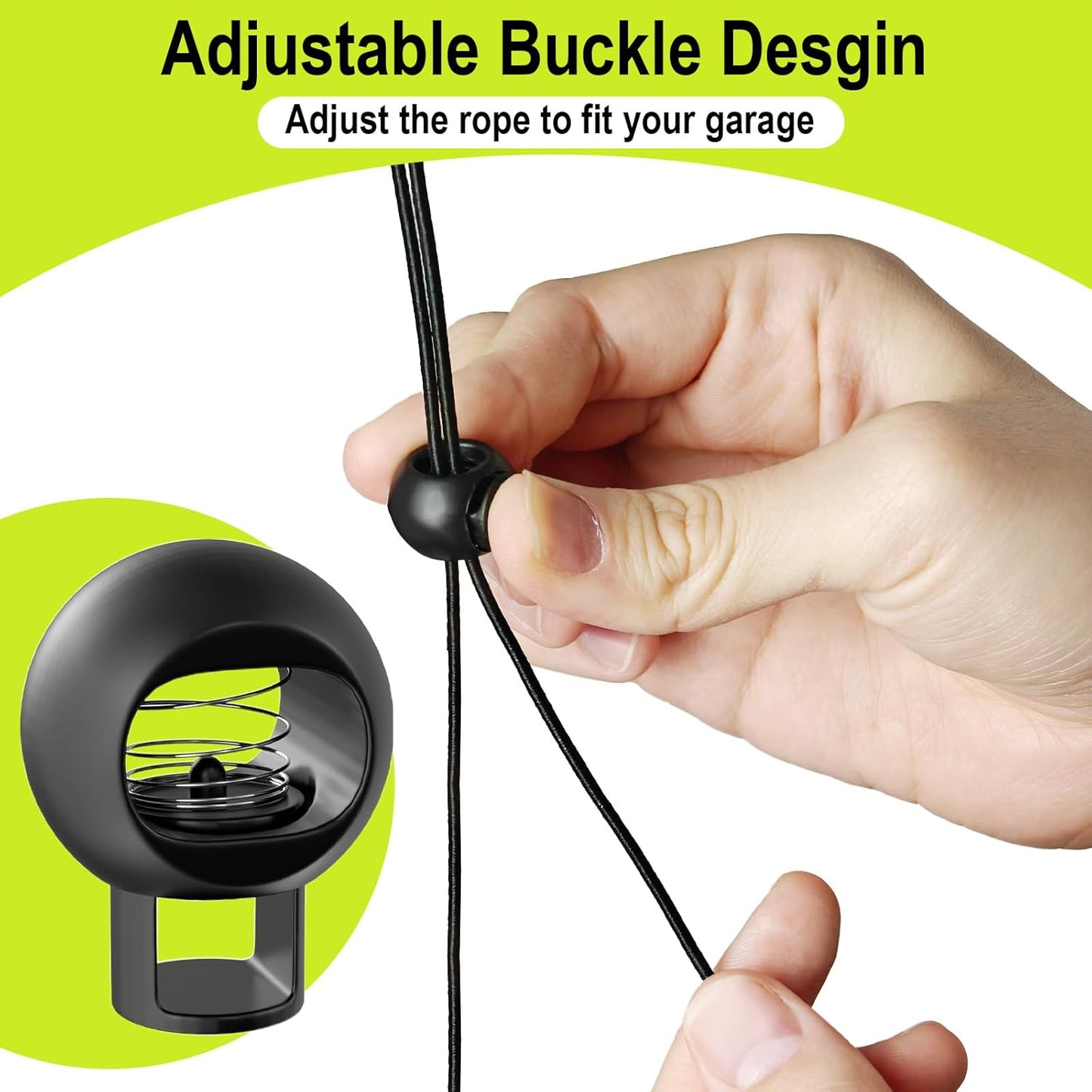 Garage Tennis Ball Parking Aid, Parking Guide System for Garage Accessories, Stop Indicator, Parking Assist Ball, Aid-Parking Kit, Garage Car Stopper, Pack of 4