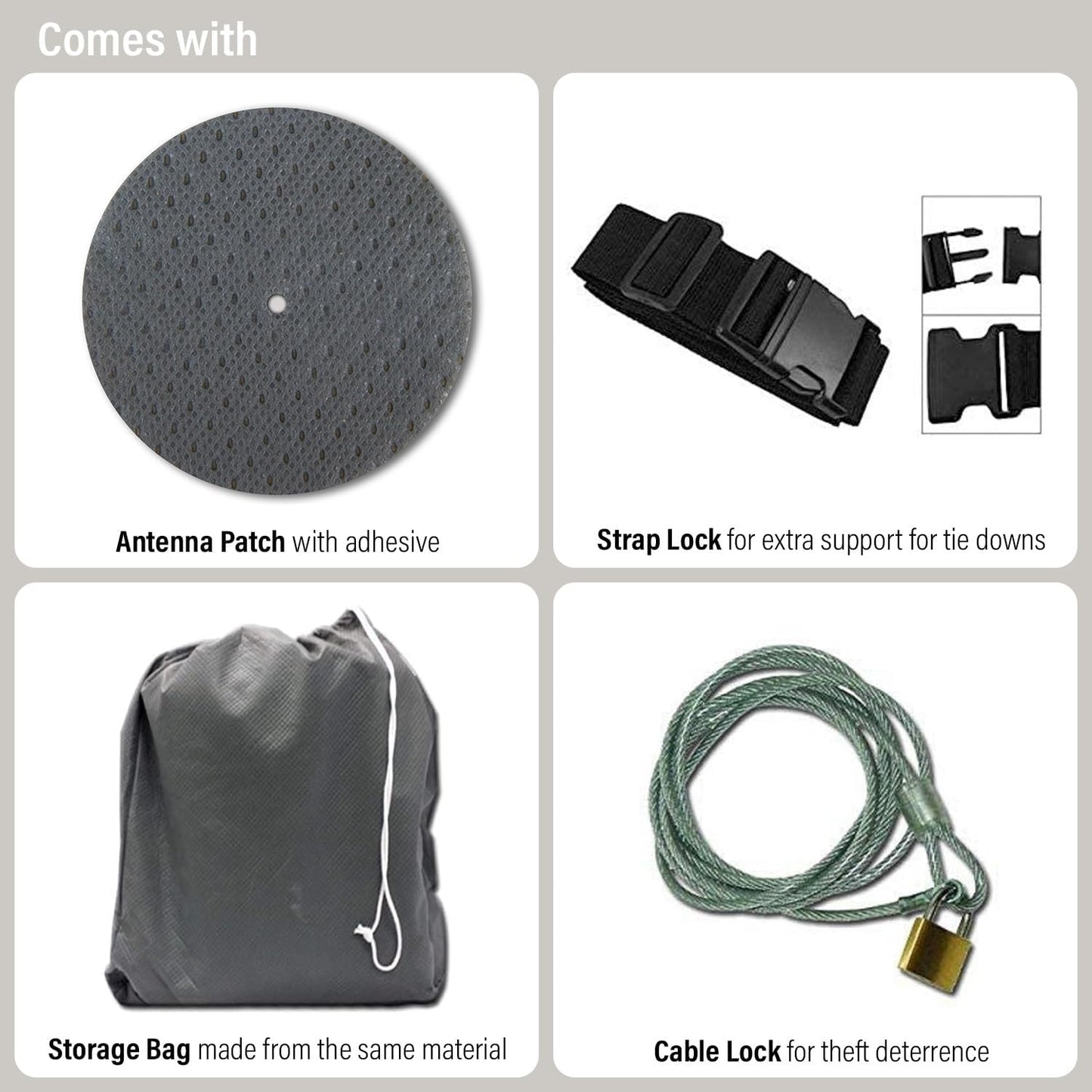 Supreme Full Car Cover – for Pontiac Safari 1965 Station Wagon 4-Door Semi Custom Fit Waterproof Full Coverage All Weather Windproof Dust Proof Indoor Outdoor Automobile