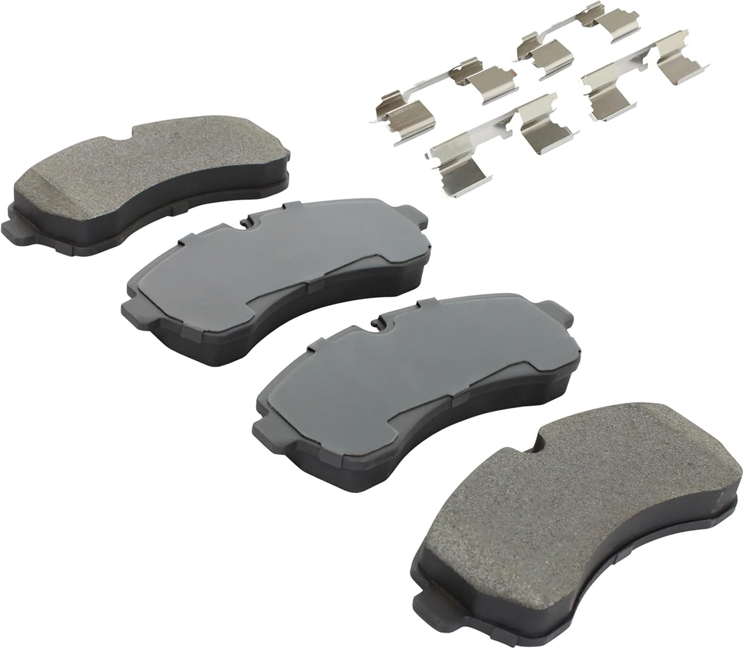 Premium Semi-Metallic Front Brake Pads (1001-1268M) Compatible with 2007-2022 Dodge/Mercedes-Benz/Volkswagen (Crafter Van/Sprinter/Sprinter 1500/Sprinter 2500 & More)