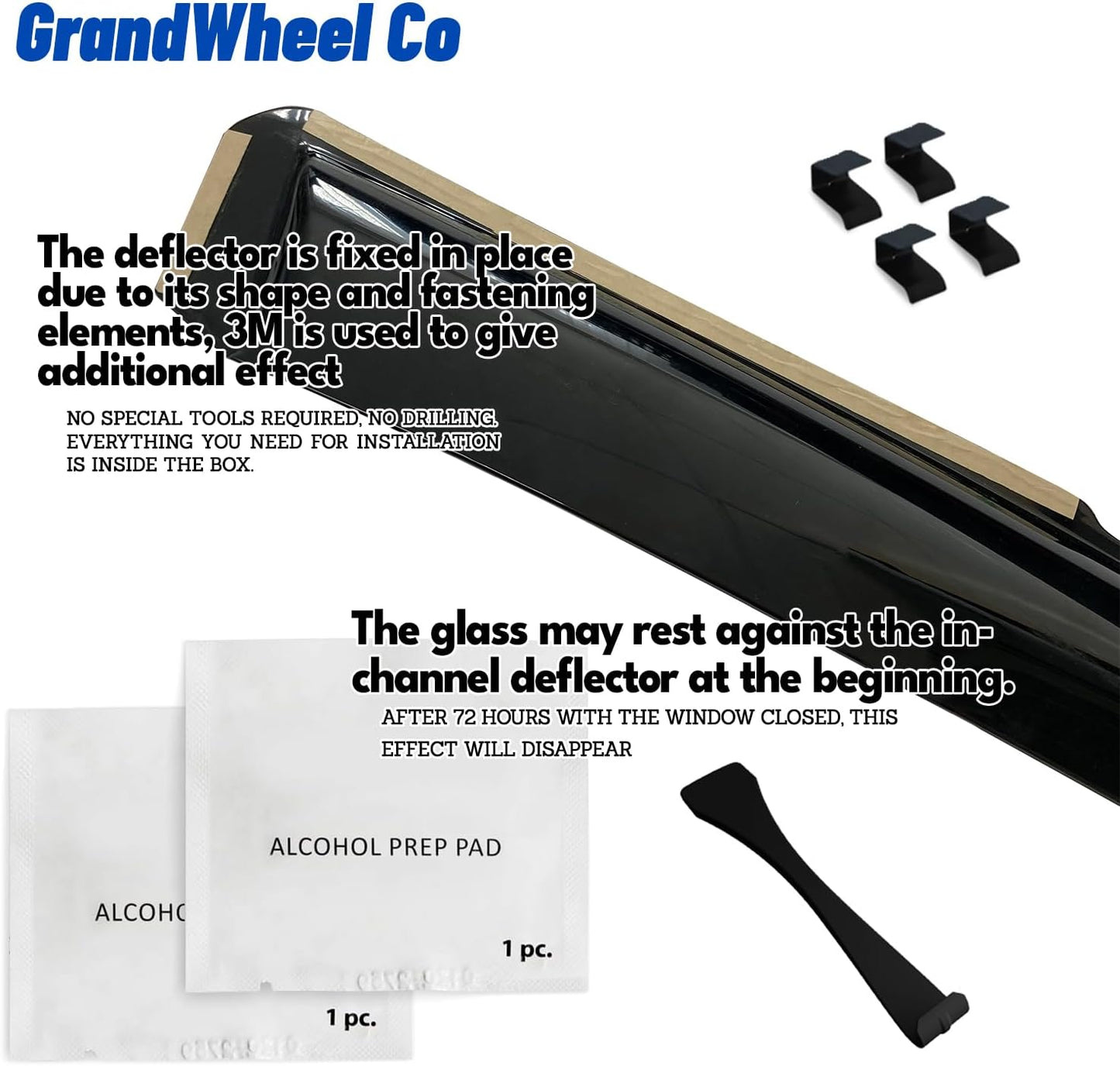 Window Deflectors Smoke Tinted In-Channel Side Window Vent Visor Deflectors Rain Guards Compatible with Sportage 2023-2025 -4pcs. GW0725
