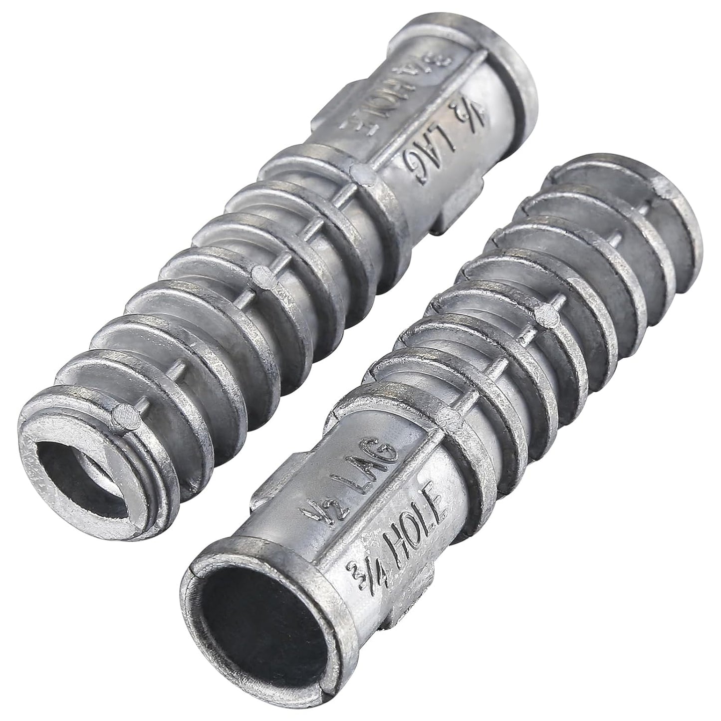 Wensilon(100pcs) 5/16 * 1-3/4 Lag Shield Anchor Long Zinc Alloy Bolts Concrete Anchors, Zinc Alloy Masonry Anchors Hole