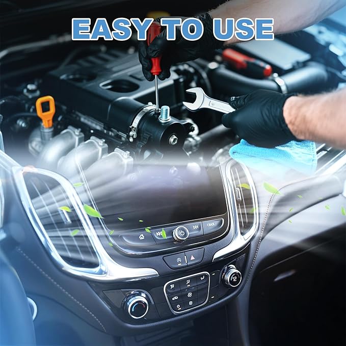 31Pcs R134A Valve Core Quick Remover Installer Tool Kit for High Low Pressure Car A/C Systems -Valve Stem Cores, Seal Caps for R134a Refrigerant Air Conditioner System