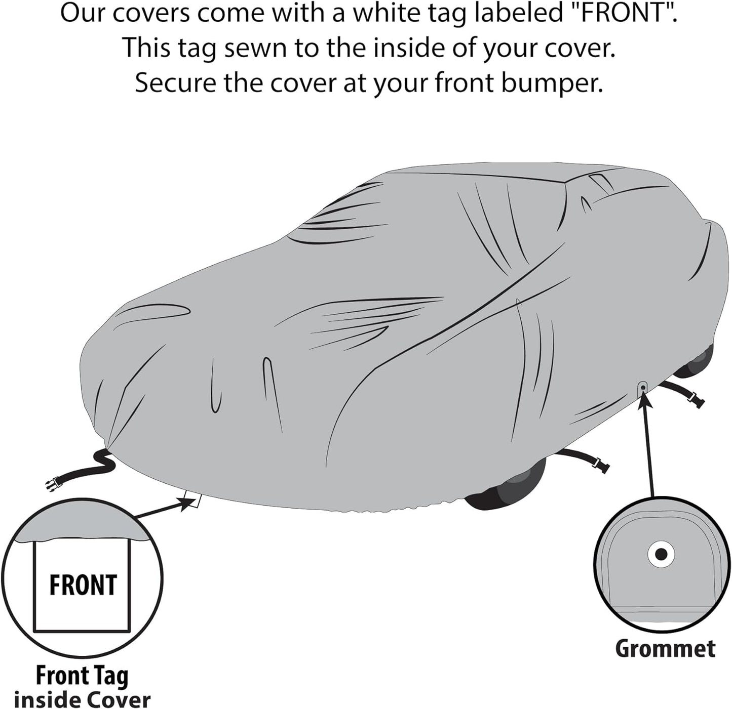 5 Layer Car Cover for Cadillac Series 63 1941-1942, Semi Custom Fit Full Coverage Pollution, Dust, Sun, Snow, Rain, Hail All Weather Protection, Breathable