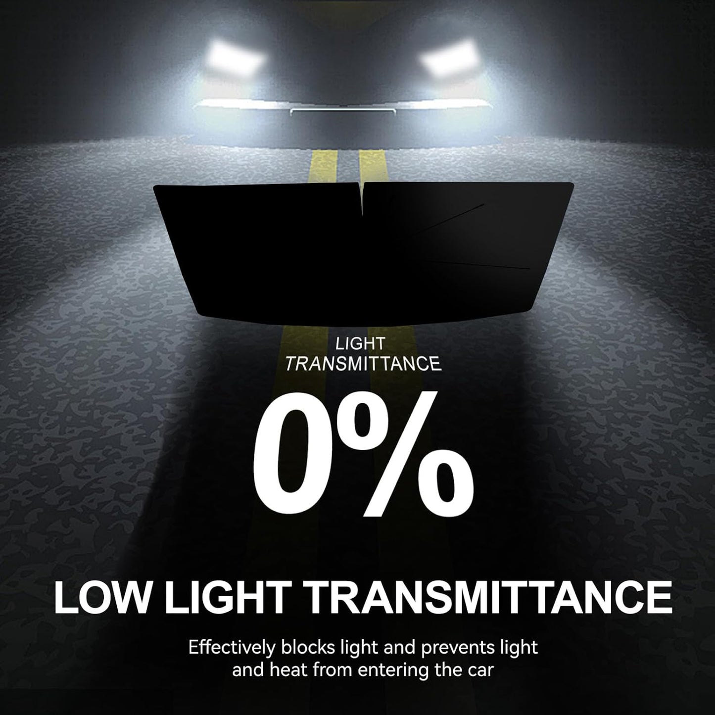 Umbrella Sunshade for Audi Q5 Accessories 2018-2025, Foldable Windshield Cover Sun Shade Umbrella Sun Visor with UV Block Windshield and Heat Insulation Protection (for Audi Q5 2018-2025)