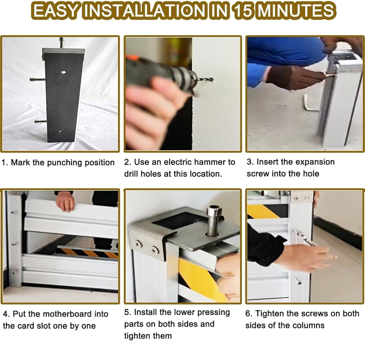 Reusable Heavy Duty Aluminum Flood Barriers for Home Exterior, Flood Protection Barriers Water Barrier Door Quick Detachable Garage Doors Detachable Mobile Rain Water Baffle ( H 23.6 inch L 3FT)