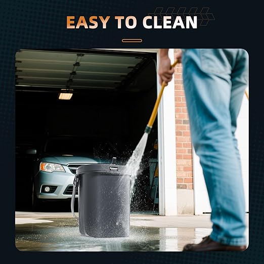 Surume 2 Gallon Silicon Car Trash Can with Lid - 100% Leak-Proof Trash Bin, Waterproof Garbage Can, Gifts for Men and Women