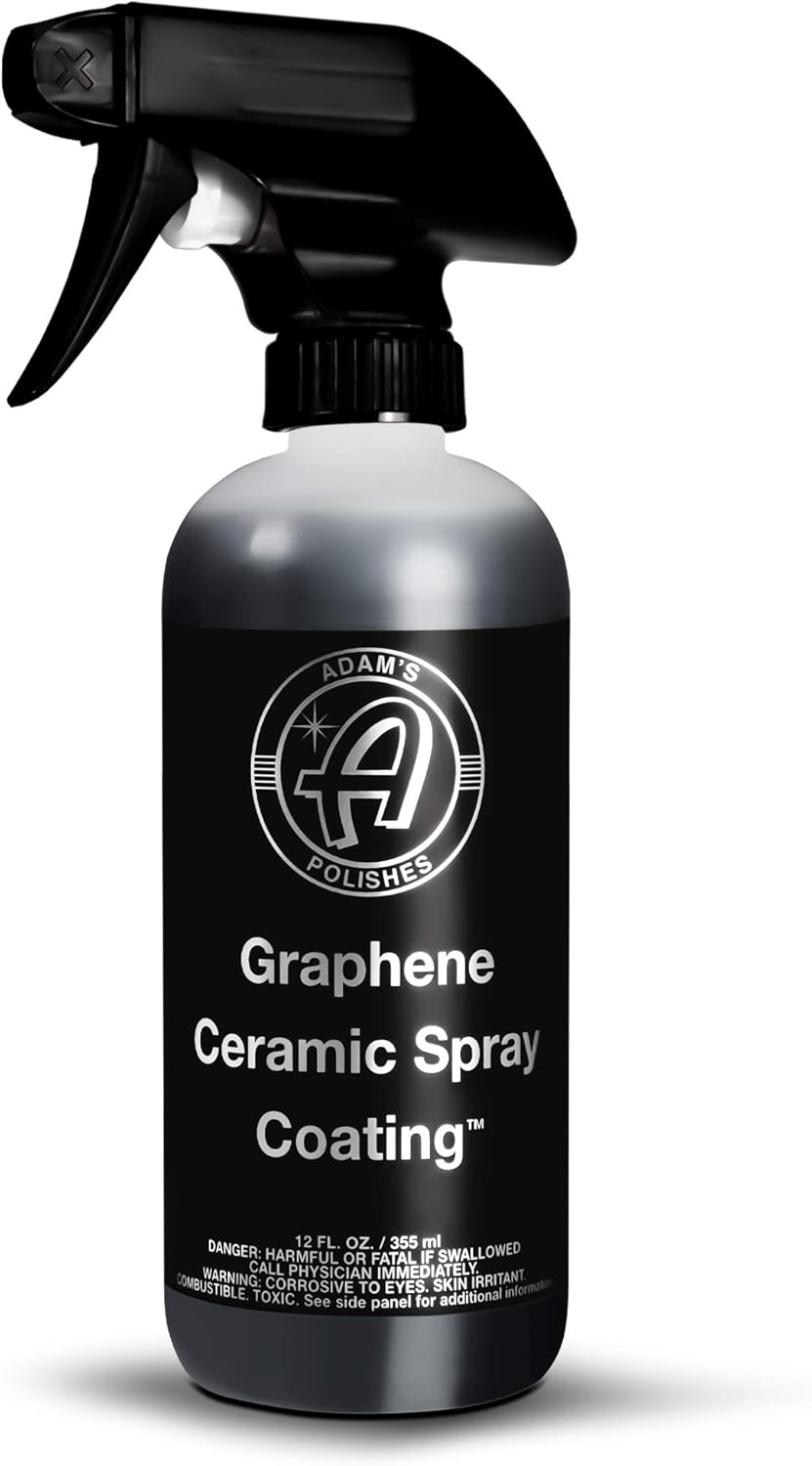 Adam's Polishes Graphene Ceramic Spray Coating - Sprayable Graphene Oxide Ceramic Coating for Cars, Boats, RV's & Motorcycle | Adds Extreme Gloss, Depth, Shine & Protection